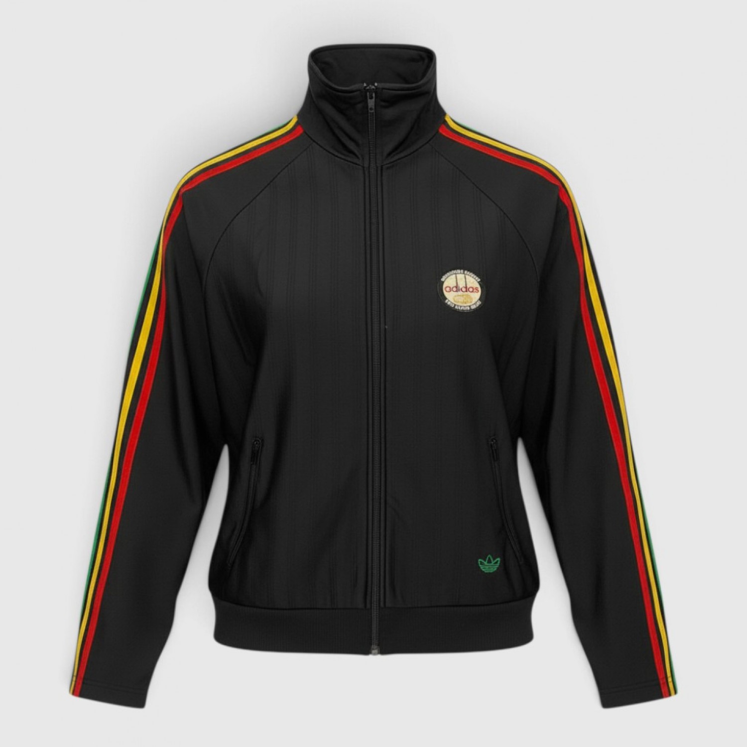 Adidas Originals Rasta Reggae Track Jacket Black / Pre Owned